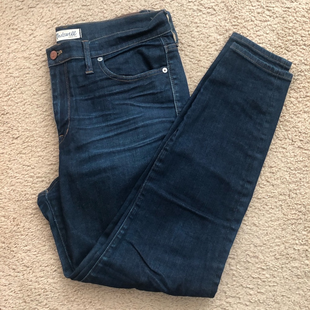 Madewell high rise skinny jeans